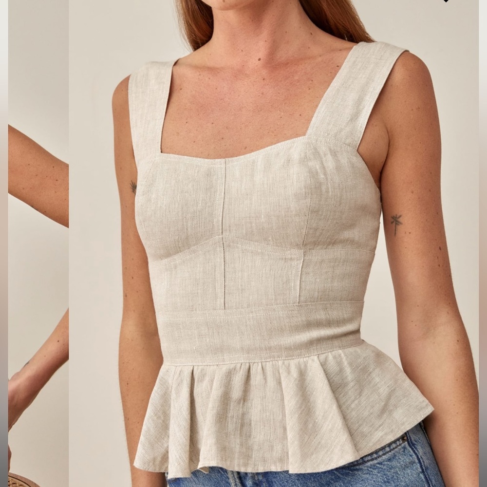 Rofmation Jessy Linen top